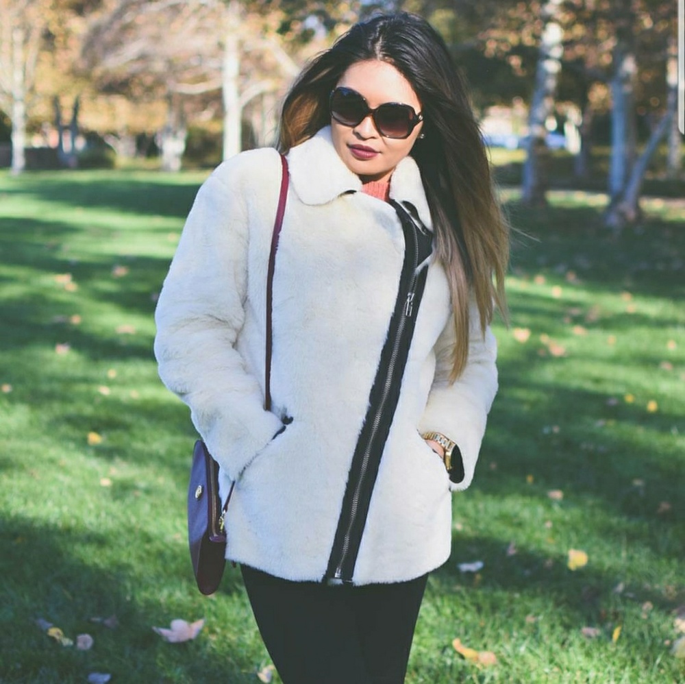 ASOS Faux Fur Shearling Jacket Coat 💖
